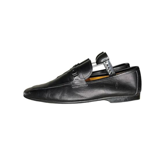 Magnanni Other - Magnanni Mens Miengo Black Leather Slip-On Almond Toe Loafers Shoes Size 11.5